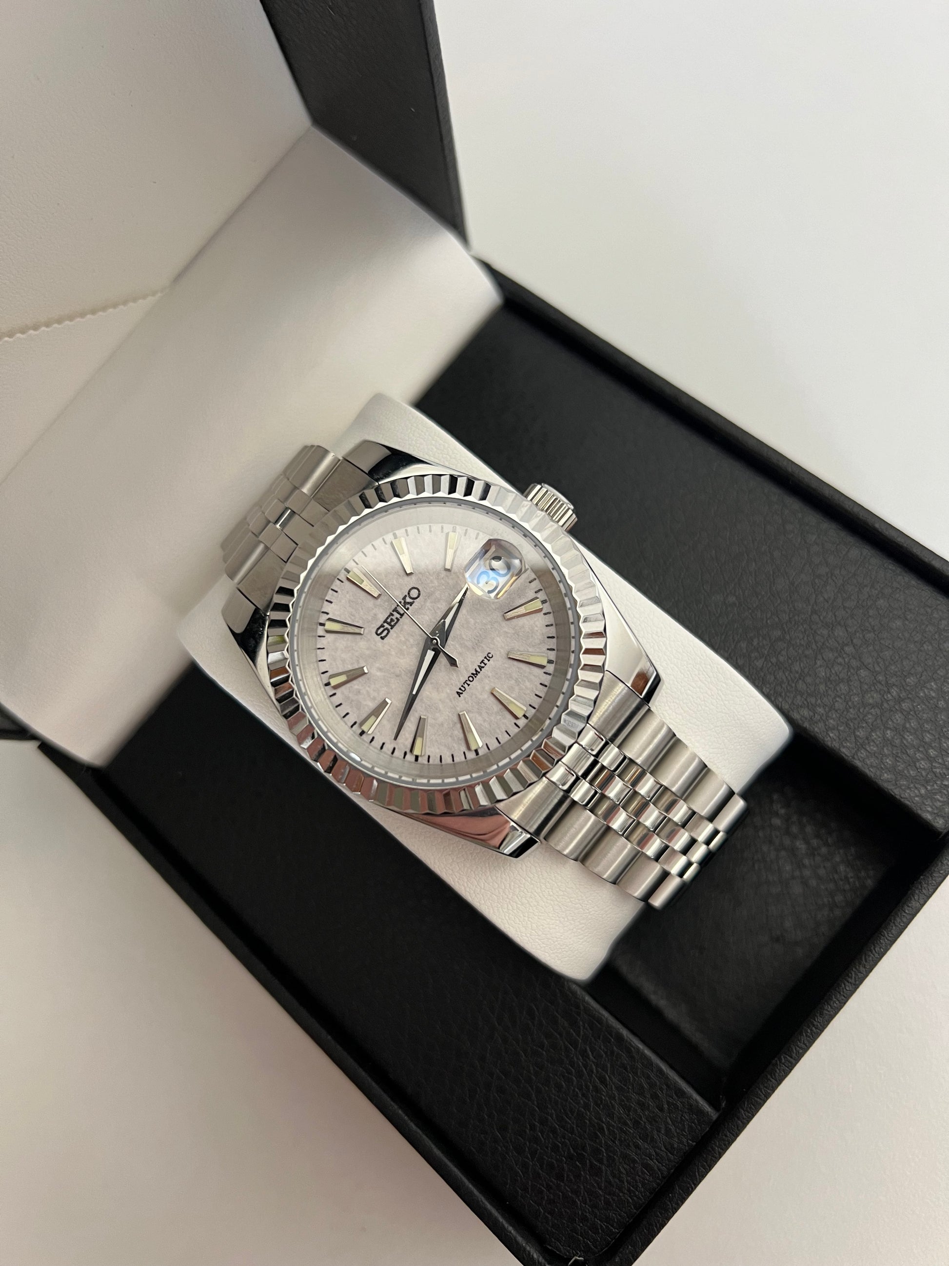 Moon Dial Datejust Custom Seiko Mod