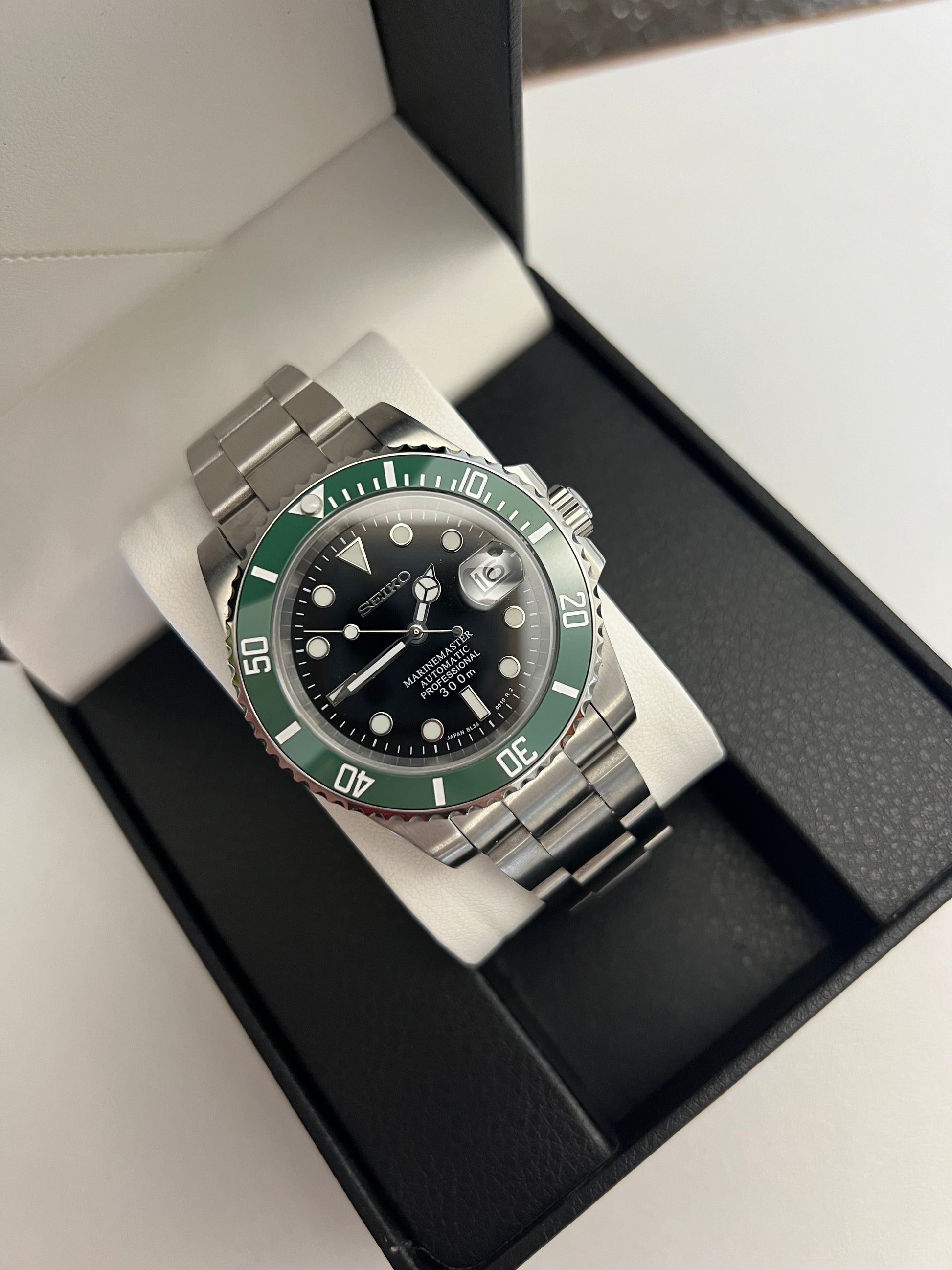 Green Submariner Custom Seiko Mod Regular price