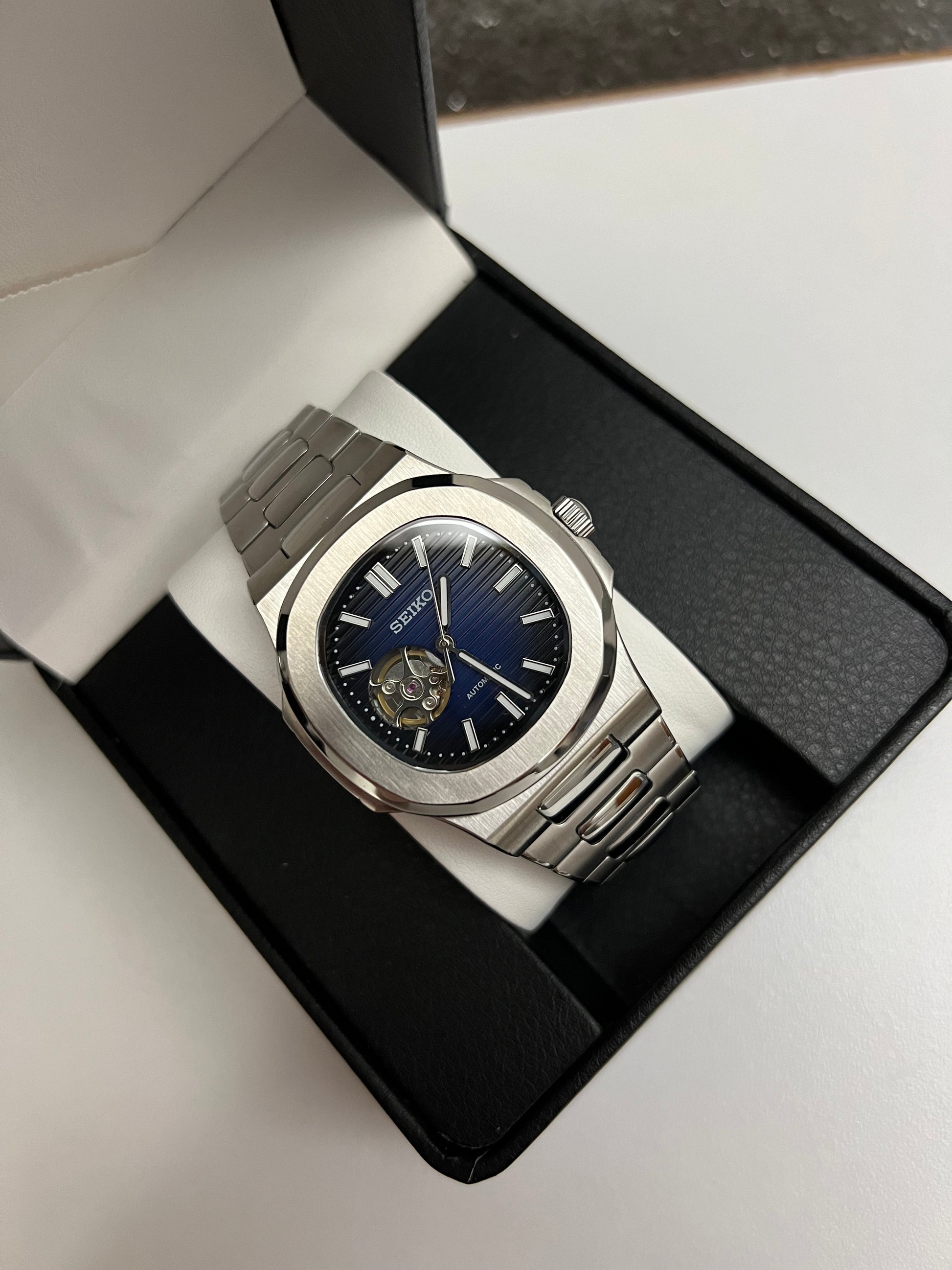 Open Heart Nautilus Seiko Mod
