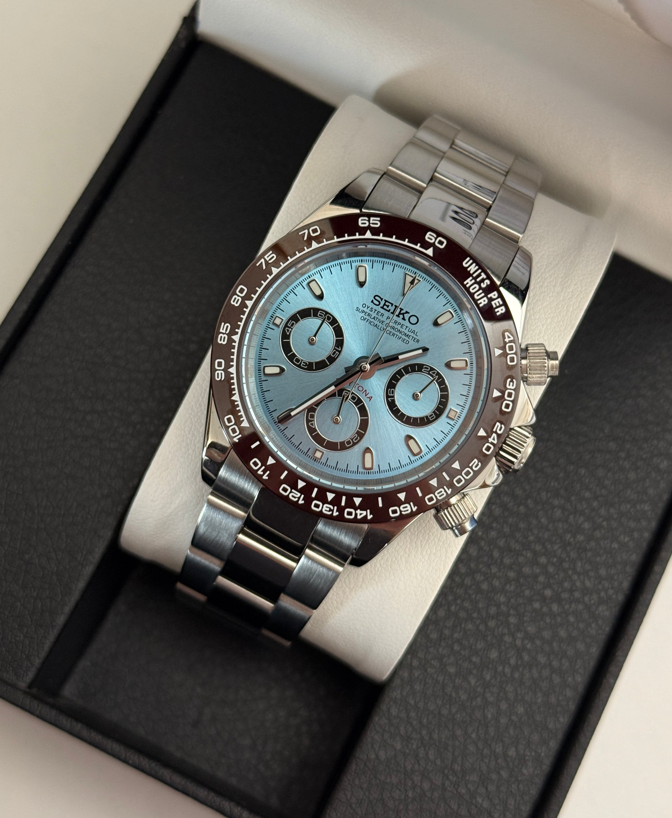 Blue Seiko Daytona Mod