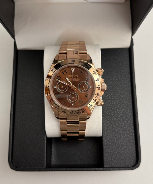 Chocolate Seiko Daytona Mod