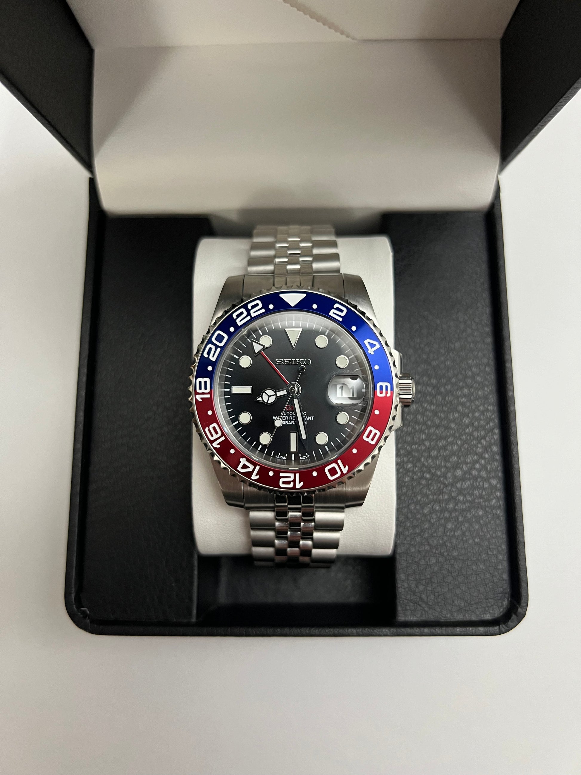 Pepsi GMT Seiko Mod